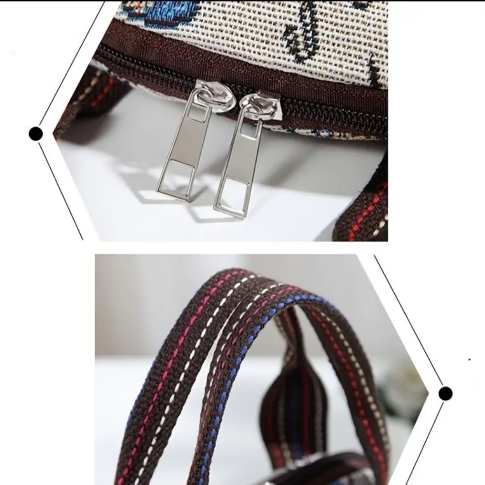 New Women's Small Blue Butterfly handbag - Picture 4 of 5